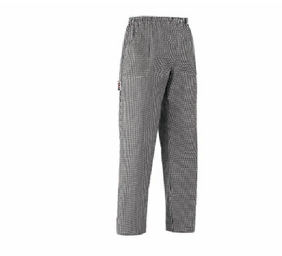 Pantalone Coulisse Pocket quadrati bianco neri policotone